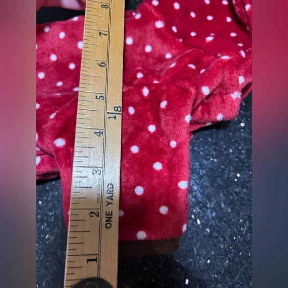 Host Pick🎉Luv Gear Red Reindeer Dog Pajamas Sweater Costume w/ Antlers Small M - Picture 6 of 12